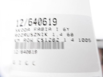 FABIA I STARTÉR CS1282 1,4 1005831281