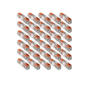 30x ZŁĄCZKA PRZELOTOWA WAGO 221-2411 2x0,2-4mm2