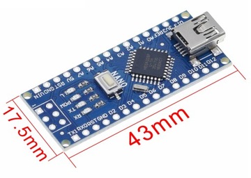 Модуль CHN Arduino Nano V3 Atmega328 CH340 AVR Clone