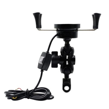 МОТОЦИКЛ QI QC 3.0 USB ИНДУКЦИОННАЯ РУЧКА
