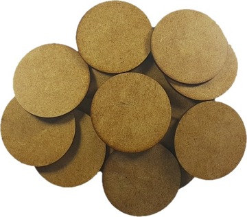 HDF Bases - okrągłe podstawki pod modele 50mm x 10