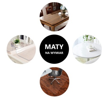 Podkładka poliwęglanowa ochronna pod krzesło 100x100 cm 1mm