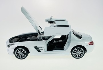 WELLY MERCEDES-BENZ SLS AMG 1:24 НОВАЯ МЕТАЛЛИЧЕСКАЯ МОДЕЛЬ