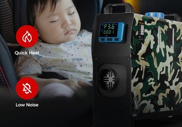 ПАРКОВОЧНОЕ ОБОГРЕВАНИЕ МАСЛЯНОГО ОБОГРЕВАТЕЛЯ WEBASTO 8 КВТ 12 В МОЩНЫЙ ЖК-ВЕНТИЛЯТОР