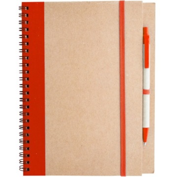 NOTES notatnik SPIRALOWANY A5 z długopisem GŁADKI