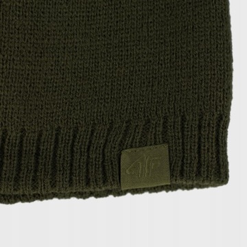 Czapka Zimowa Męska 4F Beanie Dwuwarstwowa Sportowa