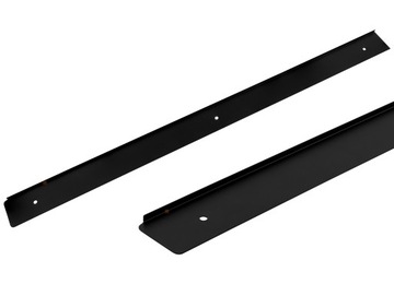LISTWA KUCHENNA PRZYBLATOWA BOCZNA LEWA L-600 DO BLATU 38mm CZARNA