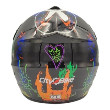 МОТОЦИКЛ КРОСС ШЛЕМ ЭНДУРО МОНСТР + ОЧКИ ПОДАРОЧНЫЙ НАБОР