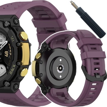 PASEK SILIKONOWY SPORTOWY OPASKA STRAP TREND DO SMARTWATCH AMAZFIT T-REX 2