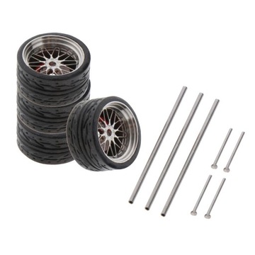 Колеса автомобильные в масштабе 10х1/64 для моделей автомобилей 10 шт.