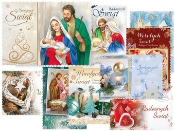 ОТКРЫТКА РОЖДЕСТВЕНСКИЕ ПРАЗДНИКИ 1 ШТ.