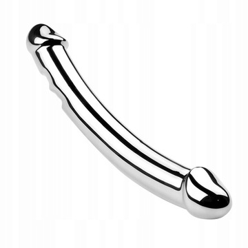 stalowe dwustronne Dildo analne korek ciężkie 2