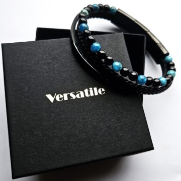 Мужской регулируемый браслет 20-23CM APATITE AGATE SKIN QUALITY VERSATILE