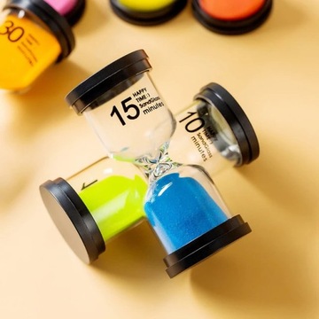 КРЕАТИВНЫЙ НАБОР «ПЕСОЧНЫЕ ЧАСЫ» 1/3/5/10/15/30 ПОДАРОЧНЫЙ НАБОР КРАСОЧНЫЙ 1-30 МИН