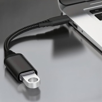 Adapter przejściówka USB C na USB 3.0 OTG kabel typ C do telefonu laptopa