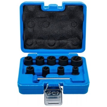 Sada spirálových nástrčných klíčů 10 mm 3/8" 10-19 mm Bgs 5265