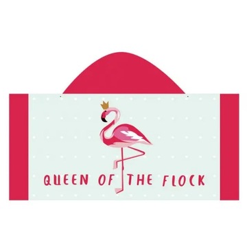 Детское банное полотенце с принтом фламинго и капюшоном из микрофибры, охлаждающее