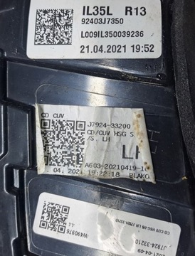 KIA X-CEED SVĚTLO LEVÝ ZADNÍ LED ORIG. J7924-33200
