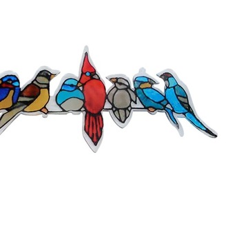 Простые акриловые подвесные украшения с мультяшными птицами