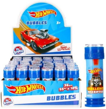 Bańki Mydlane Hot Wheels 55ml My Bubble Niebieskie