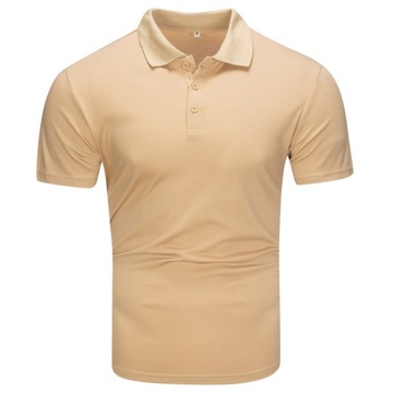 T80 r. XXL MĘSKA KOSZULKA POLO GŁADKA POLÓWKA