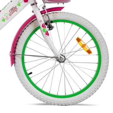 ПОЛЬСКИЙ ВЕЛОСИПЕД 20 Lily ВЕЛОСИПЕД ДЛЯ ДЕВОЧКИ