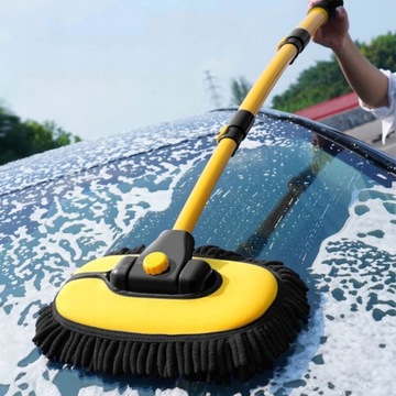 ТЕЛЕСКОПИЧЕСКАЯ ЩЕТКА ДЛЯ МОЙКИ АВТОМОБИЛЯ ЩЕТКА ДЛЯ ЧИСТКИ МИКРОФИБРЫ