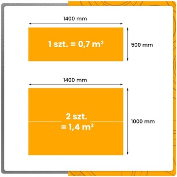 WYKŁADZINA GUMOWA Antypoślizgowa guma Płyta Mata molet METRO 5 mm x 1400 mm