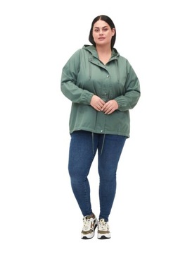 PŁASZCZYK KURTKA PARKA ZIZZI PLUS SIZE 606C 56