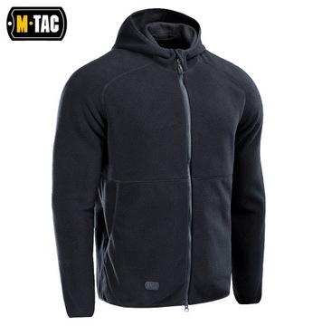 BLUZA MĘSKA ROZPINANA POLAR LITE MICROFLEECE HOODIE M-TAC DARK NAVY L