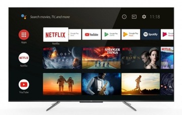TCL 50C715 50-дюймовый телевизор 4K UHD QLED, черный