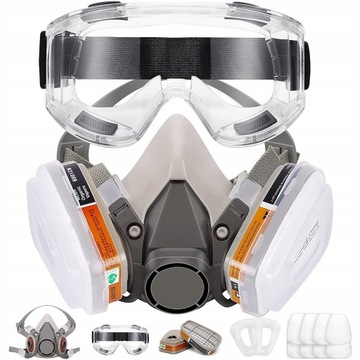 Paint Mask 6200 Противогаз с комплектом защитных очков