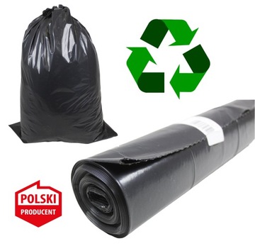 Worki na gruz śmieci 100 L Mocne Polski producent 100% Recykling 10 szt.