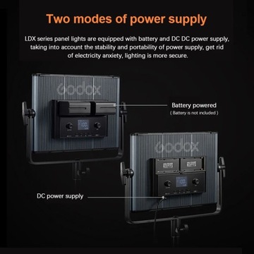 GODOX LDX50R 63W Światło wypełniające LED z podwójną temperaturą barwową