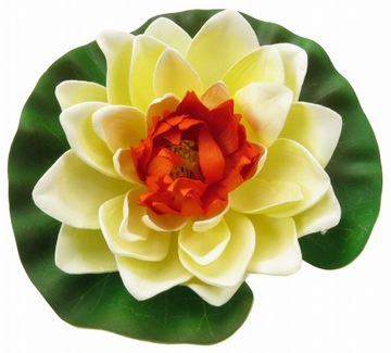 HAPPET JASNA LILIA WODNA DO OCZKA WODNEGO SZTUCZNA 14cm