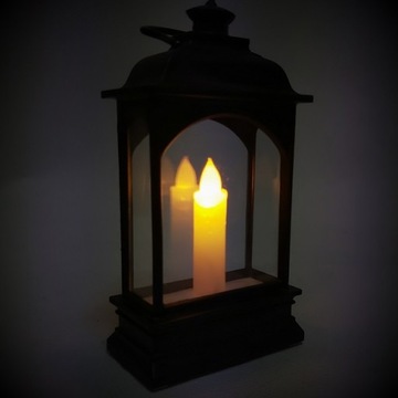 ДЕКОРАТИВНЫЙ ФОНАРЬ, СВЕЧА СВЕТОДИОДНАЯ, ЛАМПА ЧЕРНАЯ СВЕЧА