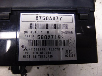 DISPLEJ MITSUBISHI COLT VI 8750A077