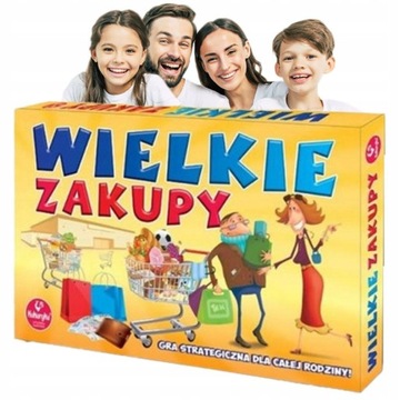 Wielkie Zakupy Integracyjna PLANSZÓWKA Gra na IMPREZĘ Super Wciągająca GRA