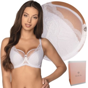 Biustonosz Semi-Soft GAIA 931 Veronika BIAŁY, 95B