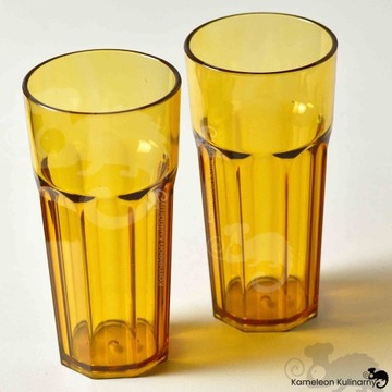 SZKLANKA Z POLIWĘGLANU poliwęglan nietłukąca BRĄZOWA BRĄZ 250ml 0,25L