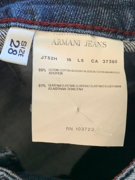 ARMANI JEANS ŚLICZNE SPODNIE JEANSOWE 28/32 !!