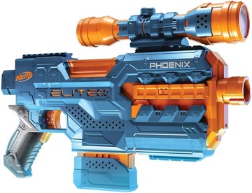 PISTOLET NERF ELITE 2.0 PHOENIX CS-6 AUTOMAT + CELOWNIK