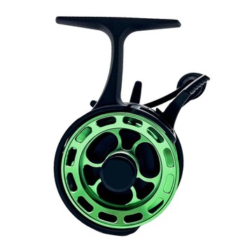 Kołowrotek do wędkowania pod lodem Przenośny, wielofunkcyjny, skuteczny hamulec tratwy, zielony
