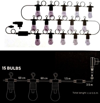 Гирлянда LSC 1350 см, управление WIFI