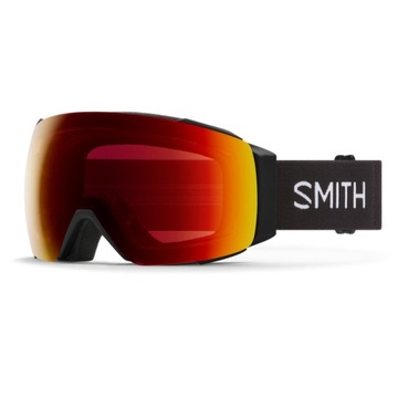 Лыжные очки Smith I/O MAG Black ChromaPop Sun Red + Yellow Flash