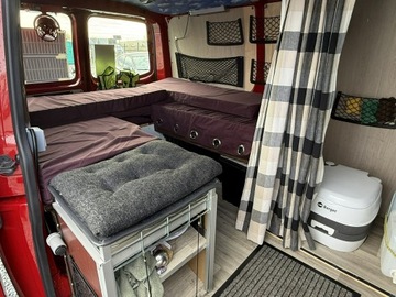 Volkswagen Caravelle T5 Caravelle Facelifting długi rozstaw osi 2.0 TDI 102KM 2010 Volkswagen Transporter VW T5 Kamper 2.0 TDI KLIMA, zdjęcie 23