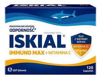 Iskial Immuno Max + Witamina C 120 kapsułek