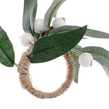 Зеленое кольцо для салфеток Посуда Рукоделие Весенний деревенский стиль А 4,9 см x 15,3 см