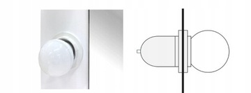 КОСМЕТИЧЕСКИЙ СТОЛИК, ВИЗАЖНОЕ ЗЕРКАЛО, ГОЛЛИВУДСКОЕ СВЕТОДИОДНОЕ ОСВЕЩЕНИЕ