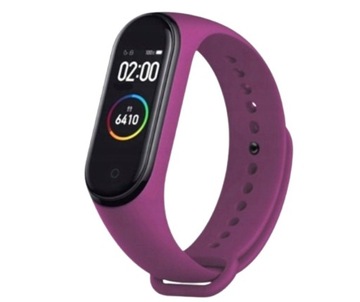 Opaska pasek do xiaomi mi band 5/6/7 purpura - dobierz swój kolor
